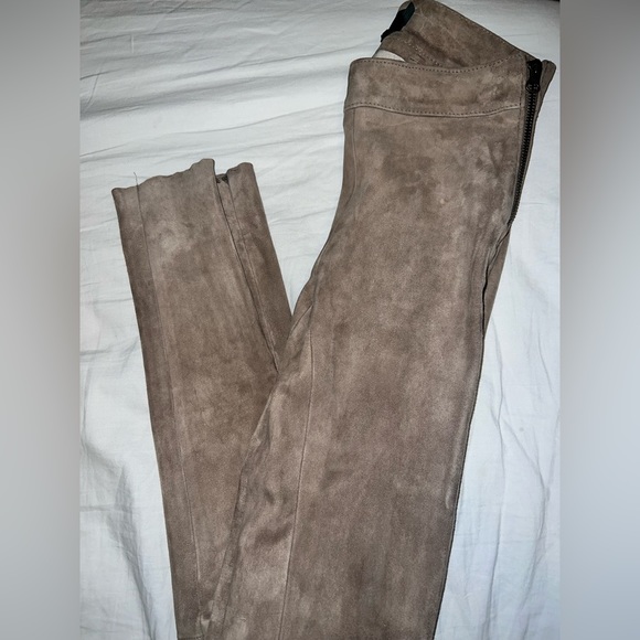 MACKAGE - Suede leggings with zip ankle at intermix - Picture 4 of 7